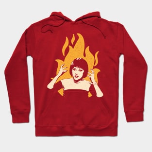 Flames on the side of my face! Hoodie